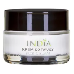 India Krem Do Twarzy Z Olejem Z Konopi dzień noc