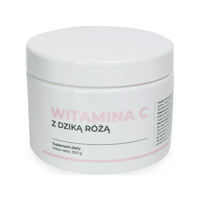 Visanto Witamina C z Dziką Różą 300 G Visanto Witamina C z Dziką Różą 300 G