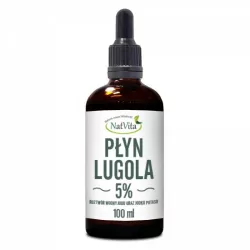 Natvita Płyn Lugola 5% 100 ml JOD Natvita Płyn Lugola 5% 100 ml JOD