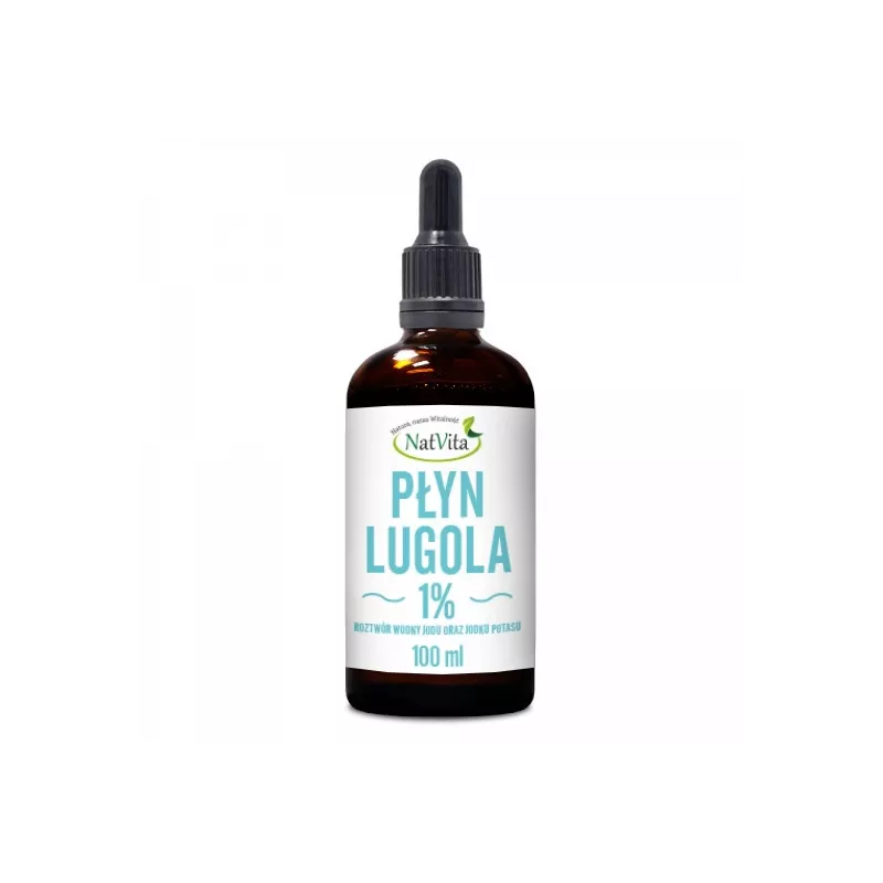 Natvita Płyn Lugola 1% 100 ml JOD Natvita Płyn Lugola 1% 100 ml JOD