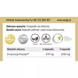 Yango D-mannoza 90 k. z kory brzozy brodawkowatej