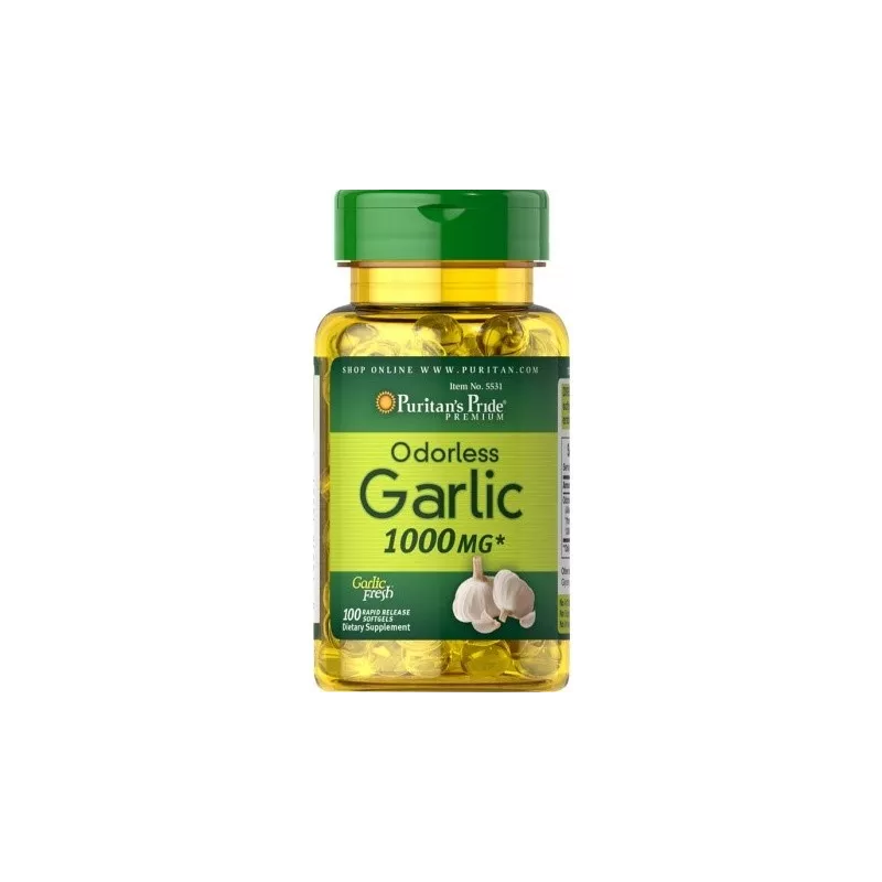 PURITANS PRIDE CZOSNEK BEZZAPACHOWY 1000MG 100KAP PURITANS PRIDE CZOSNEK BEZZAPACHOWY 1000MG 100KAP