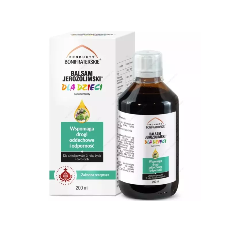 Balsam Jerozolimski dla dzieci 200 ml Balsam Jerozolimski dla dzieci 200 ml