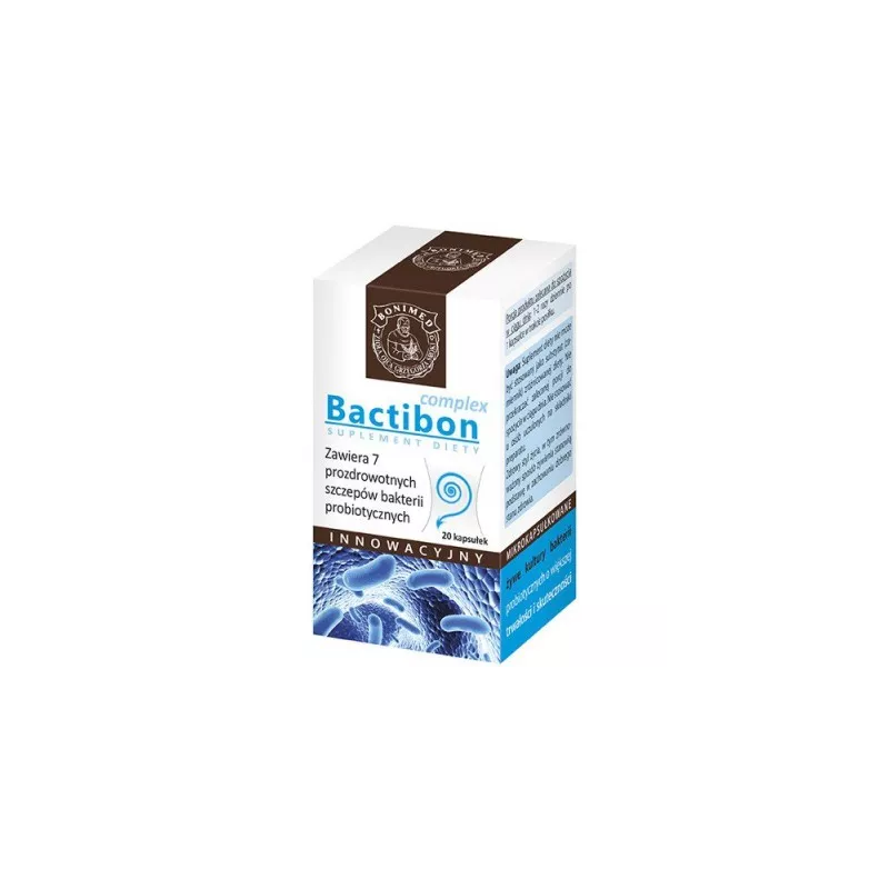 Bonimed Bactiobon Complex 20 kap probiotyki Bonimed Bactiobon Complex 20 kap probiotyki