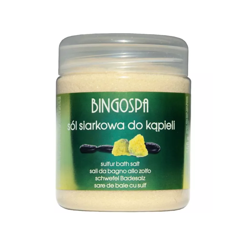 Bingospa Sól Siarkowa do kąpieli 600 G Bingospa Sól Siarkowa do kąpieli 600 G
