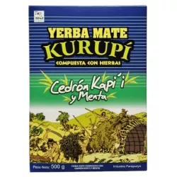 Yerba Mate Kurupi Cedron Kapi'i y Menta 500 g