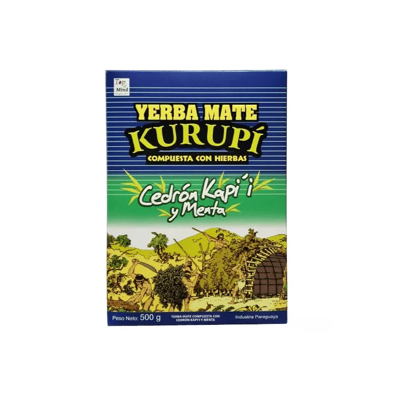 Yerba Mate Kurupi Cedron Kapi'i y Menta 500 g