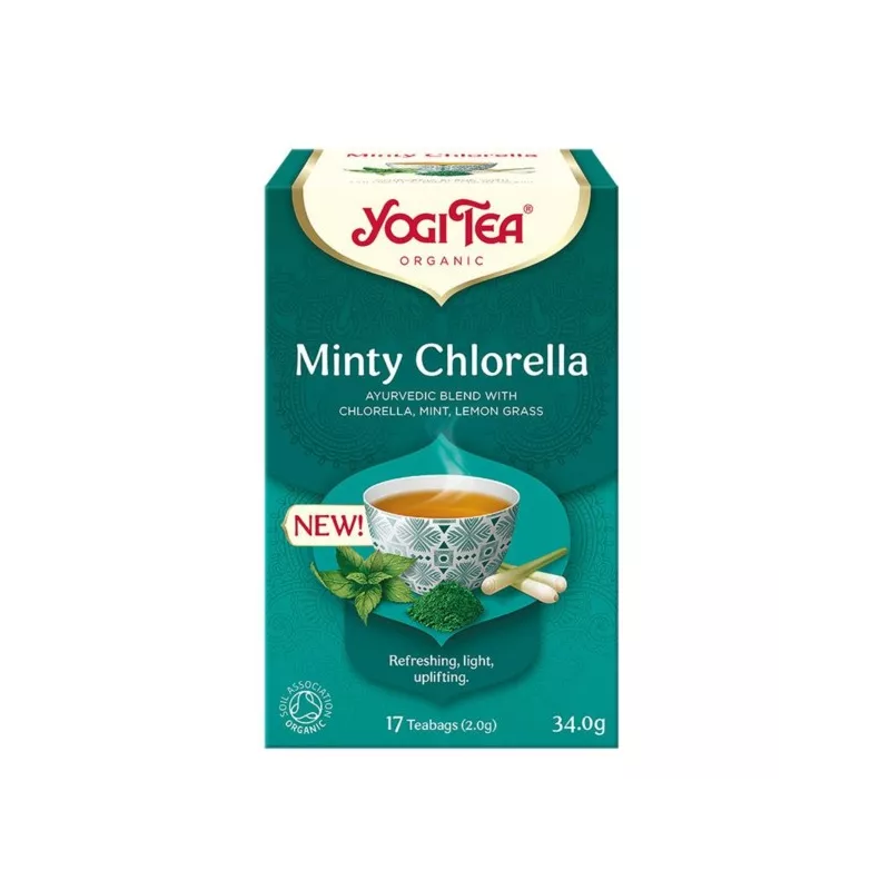 Yogi Tea Herbata MINTY CHLORELLA Bio 17 X 2,2 G Yogi Tea Herbata MINTY CHLORELLA Bio 17 X 2,2 G