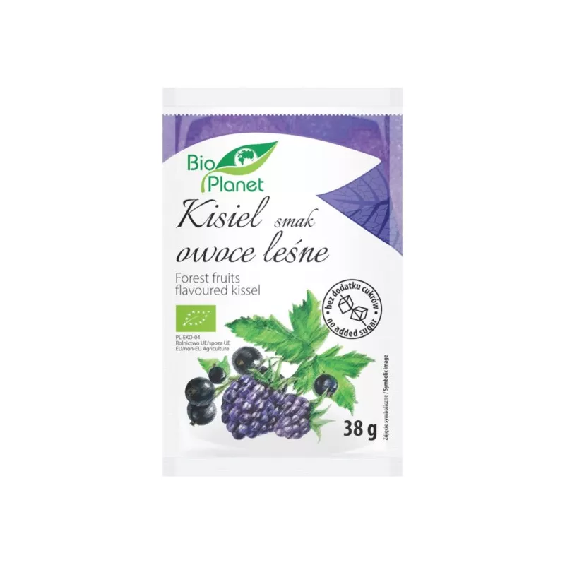 BIO PLANET Kisiel O Smaku Owoców Leśnych bio 38 g