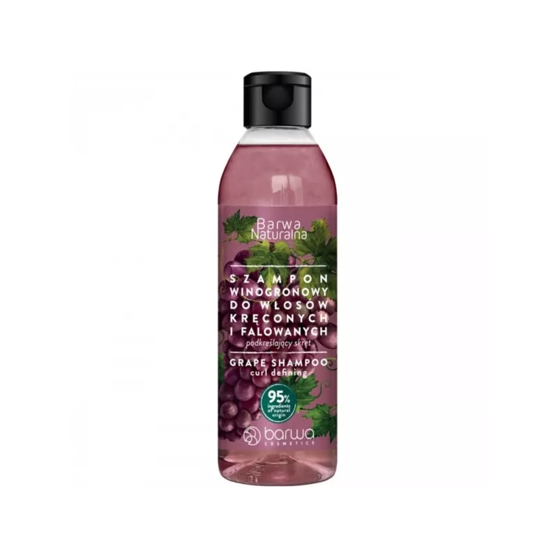 Barwa Szampon Winogronowy 300 ml włosy kręcone