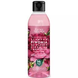 Barwa Szampon Piwonia 300 ml nadaje objetość
