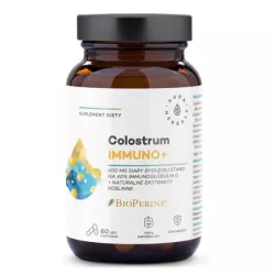 Aura Herbals Colostrum Immuno + Bioperine 60 szt Aura Herbals Colostrum Immuno + Bioperine 60 szt