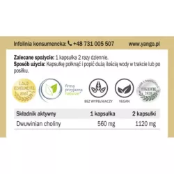 Yango Cholina 650 mg 90 k