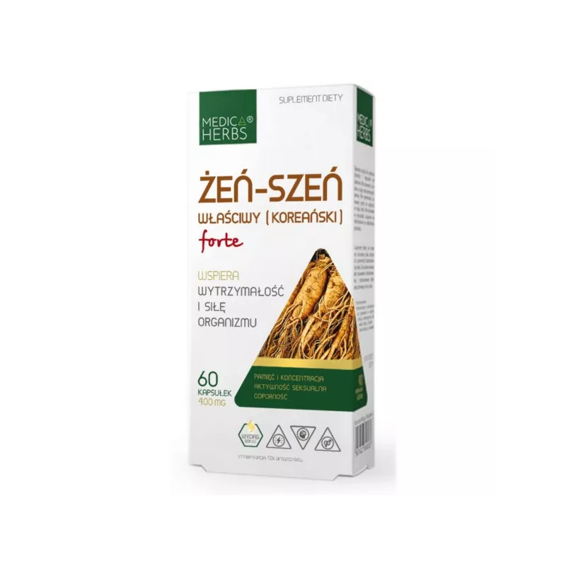 Medica Herbs Żeń-Szeń właściwy (koerański) forte
