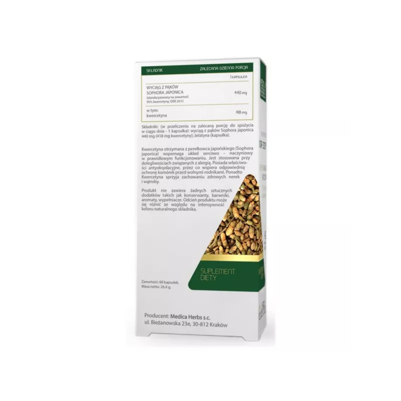 Medica Herbs Kwercytyna sophora japonica 60 k