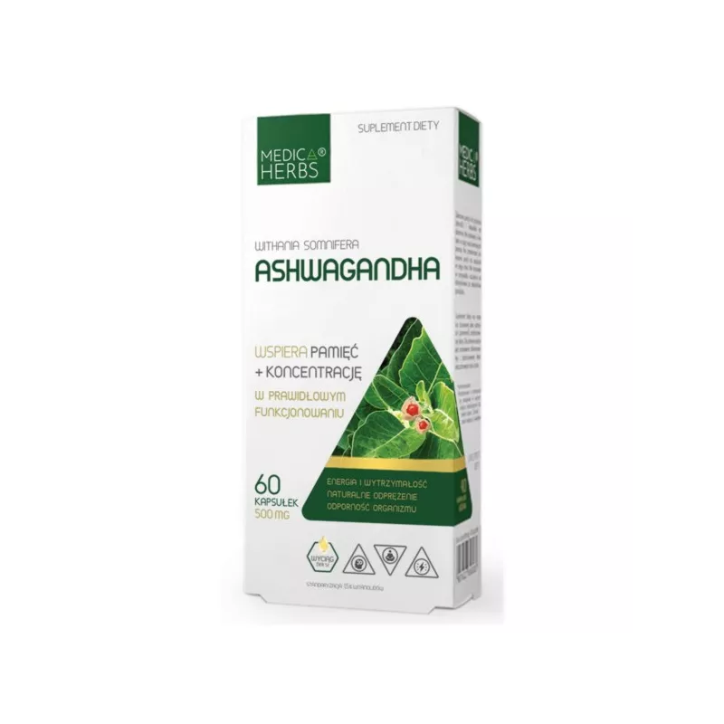 Medica Herbs Ashwagandha withania somnifera 60 k