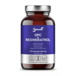 Panaseus OPC + Resweratrol - 50 kap młodość