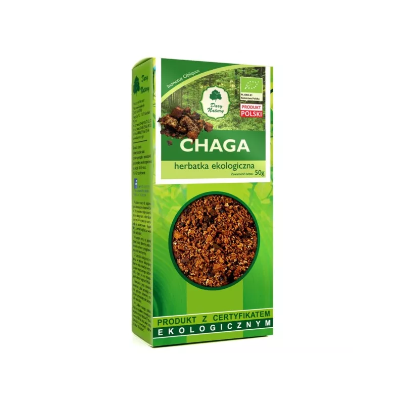 Dary Natury Chaga 50 G guz brzozy Dary Natury Chaga 50 G guz brzozy