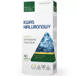 Medica Herbs Kwas Hialuronowy 40 k Medica Herbs Kwas Hialuronowy 40 k