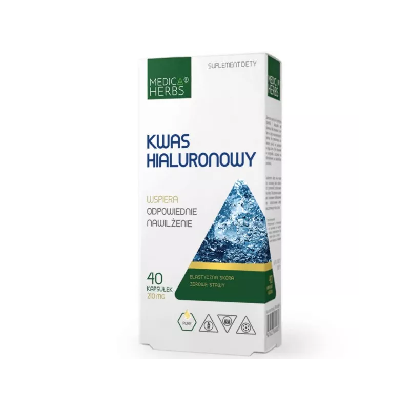 Medica Herbs Kwas Hialuronowy 40 k Medica Herbs Kwas Hialuronowy 40 k