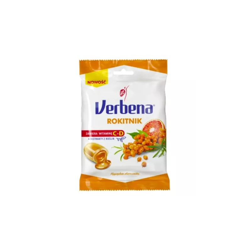 Verbena Rokitnik cukierki ziołowe 60g