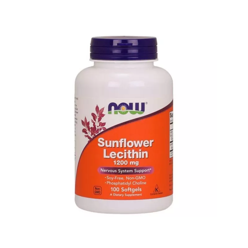 Now Foods Lecytyna Słonecznikowa 1200 Mg 100 K