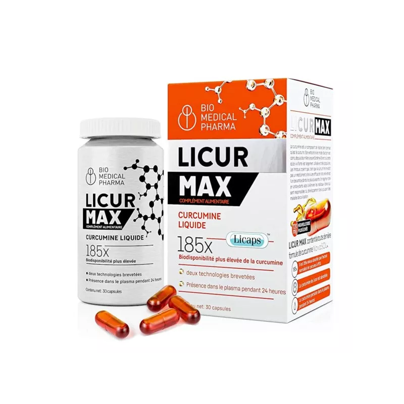 Bio Medical Pharma Licur Max 30 K kurkumina Bio Medical Pharma Licur Max 30 K kurkumina