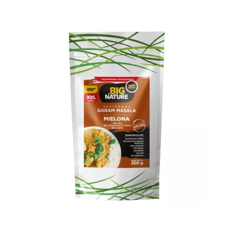 Big Nature Garam Masala mielona przyprawa 200 g Big Nature Garam Masala mielona przyprawa 200 g