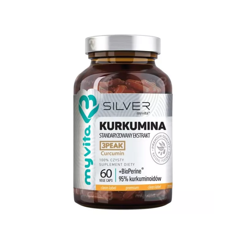 Myvita Silver Kurkumina 100% 60 K odporność Myvita Silver Kurkumina 100% 60 K odporność