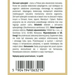 Yango Żeń-Szeń Syberyjski 90 K Sprawny umysł Yango Żeń-Szeń Syberyjski 90 K Sprawny umysł