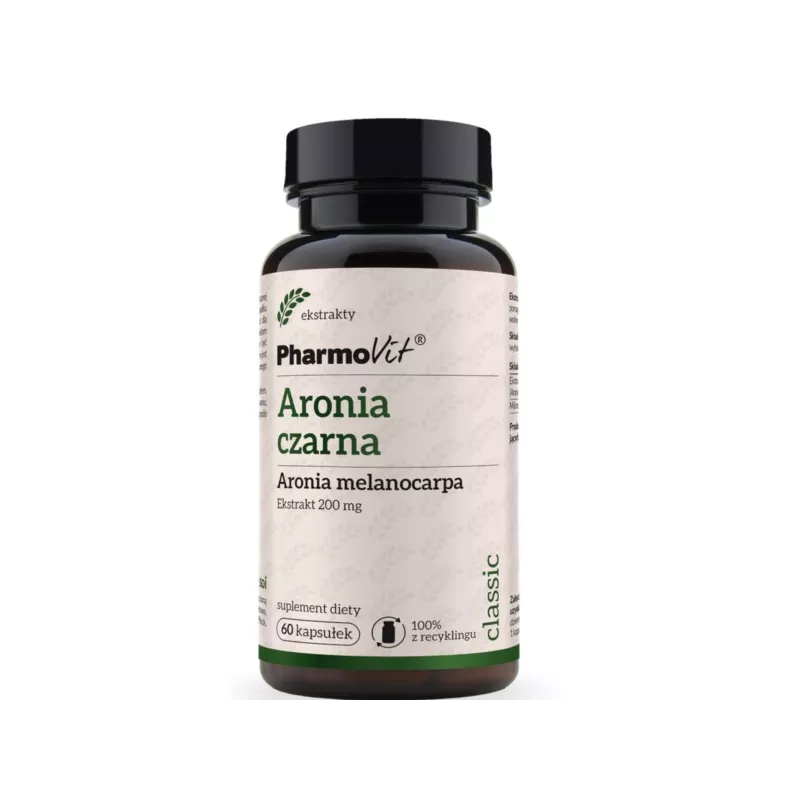 Pharmovit Aronia Czarna 20:1 200 mg 60 kapsułek