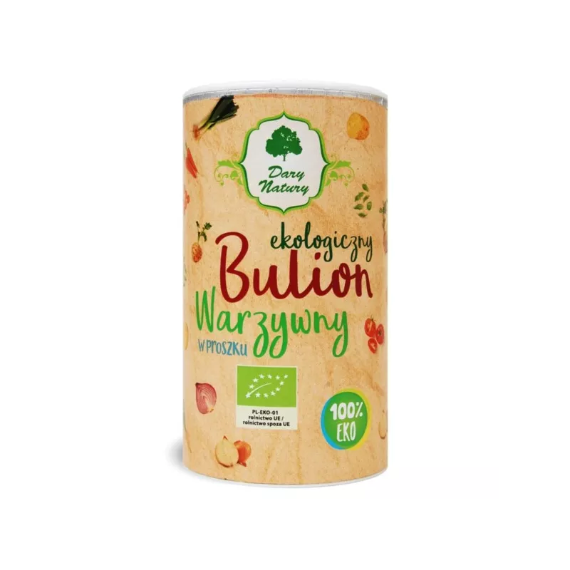 DARY NATURY BULION WARZYWNY W PROSZKU EKO 200G DARY NATURY BULION WARZYWNY W PROSZKU EKO 200G