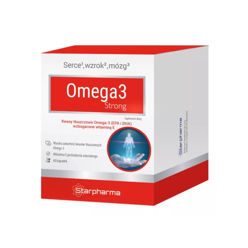 Starpharma Omega 3 Forte 60 k kwasy tłuszczowe