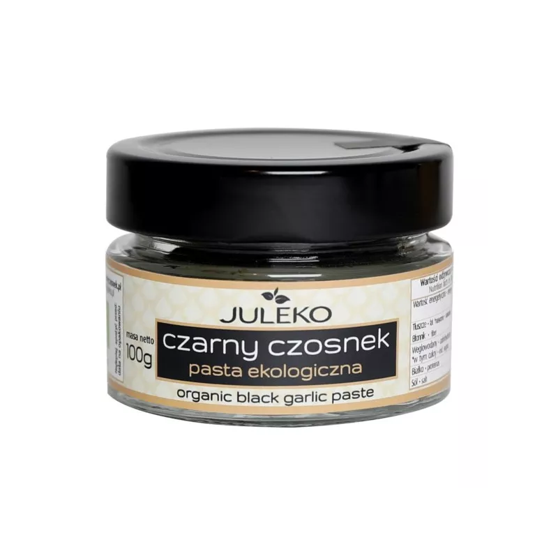 JULEKO Czarny Czosnek BIO Pasta100 g JULEKO Czarny Czosnek BIO Pasta100 g