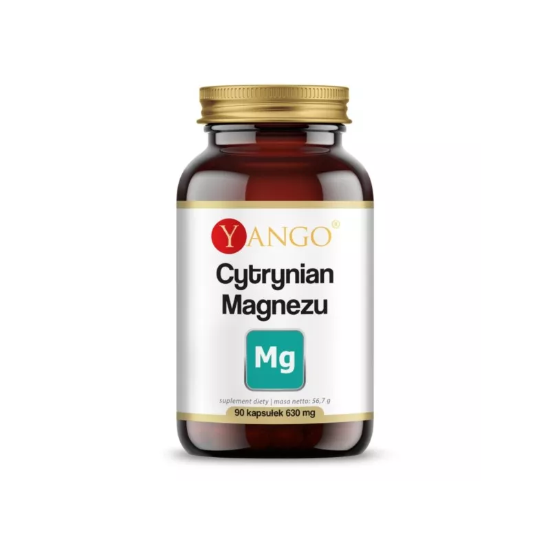 Yango Cytrynian Magnezu bezwodny 630 mg 90 k Yango Cytrynian Magnezu bezwodny 630 mg 90 k
