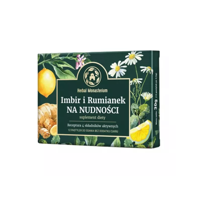 Herbal Monasterium Imbir I Rumianek na nudności Herbal Monasterium Imbir I Rumianek na nudności