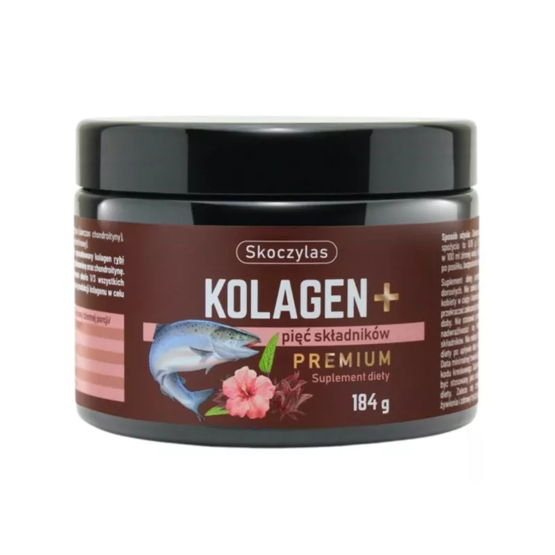 Skoczylas Kolagen z łososia + 5 składników  184 g