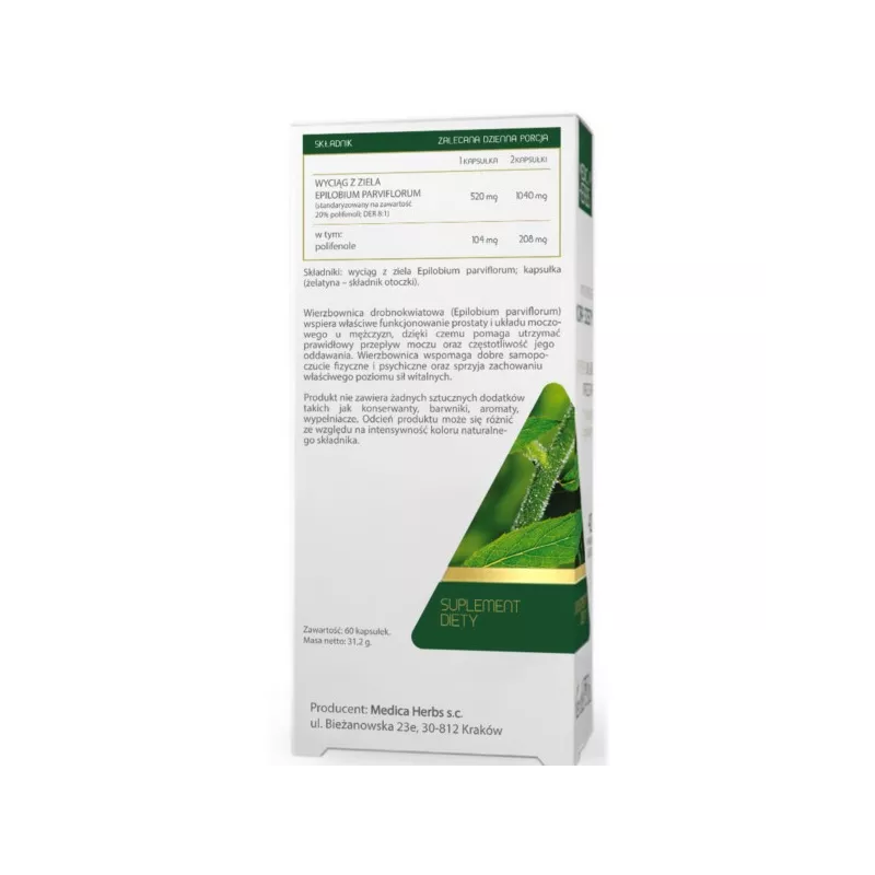 Medica Herbs Wierzbownica Drobnokwiatowa 60 k