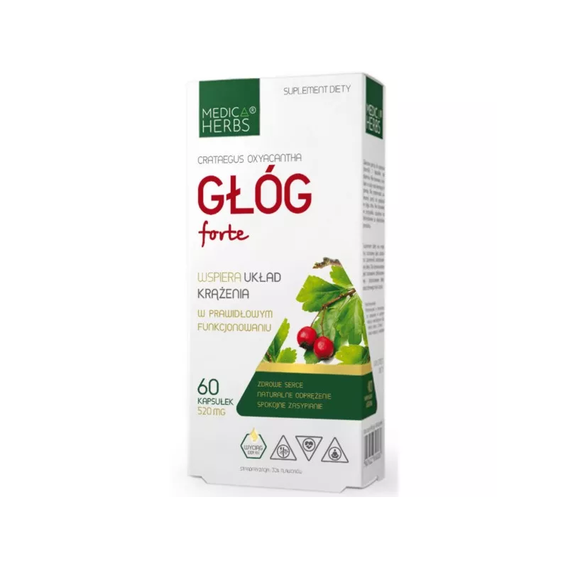 Medica Herbs Głóg Forte 60 k Medica Herbs Głóg Forte 60 k