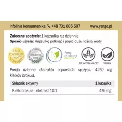 Yango Kiełki Brokuła 90 Kaps. Sulforafan