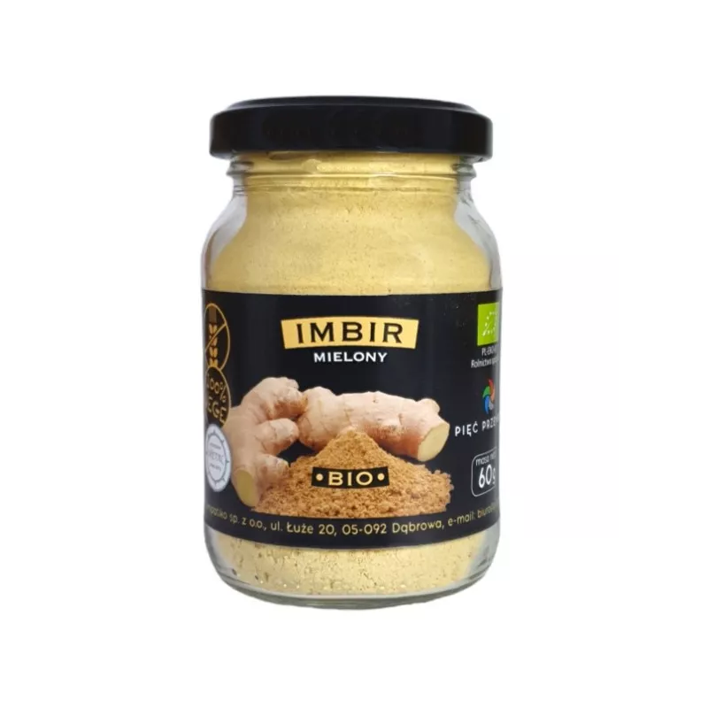 Pięć przemian Imbir mielony 60 g bio Pięć przemian Imbir mielony 60 g bio