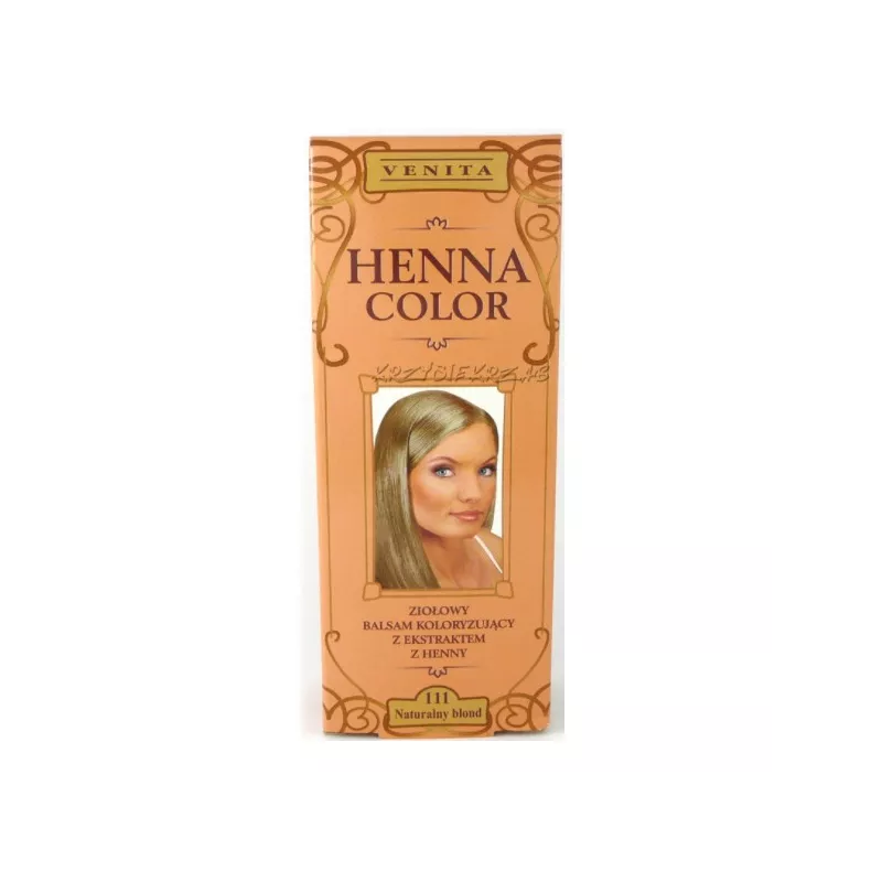 Venita Henna Color Balsam Nr 111 Natural Blond Venita Henna Color Balsam Nr 111 Natural Blond