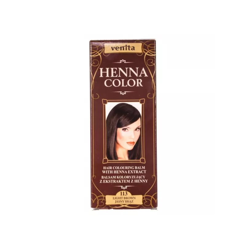 Venita Henna Color Balsam Nr 113 Light Brown Venita Henna Color Balsam Nr 113 Light Brown