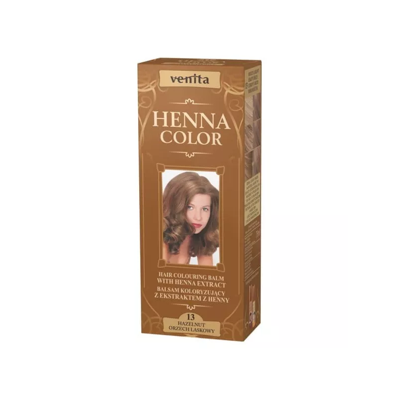 Venita Henna Color Balsam Nr 13 Hazelnut 75 ml Venita Henna Color Balsam Nr 13 Hazelnut 75 ml