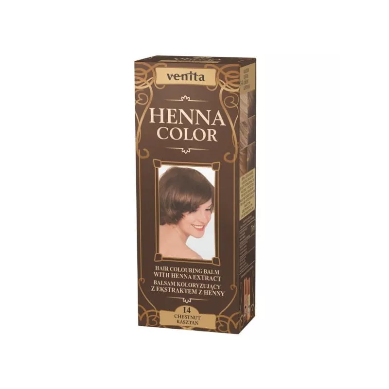 Venita Henna Color Balsam Nr 14 Chestnut 75 ml Venita Henna Color Balsam Nr 14 Chestnut 75 ml