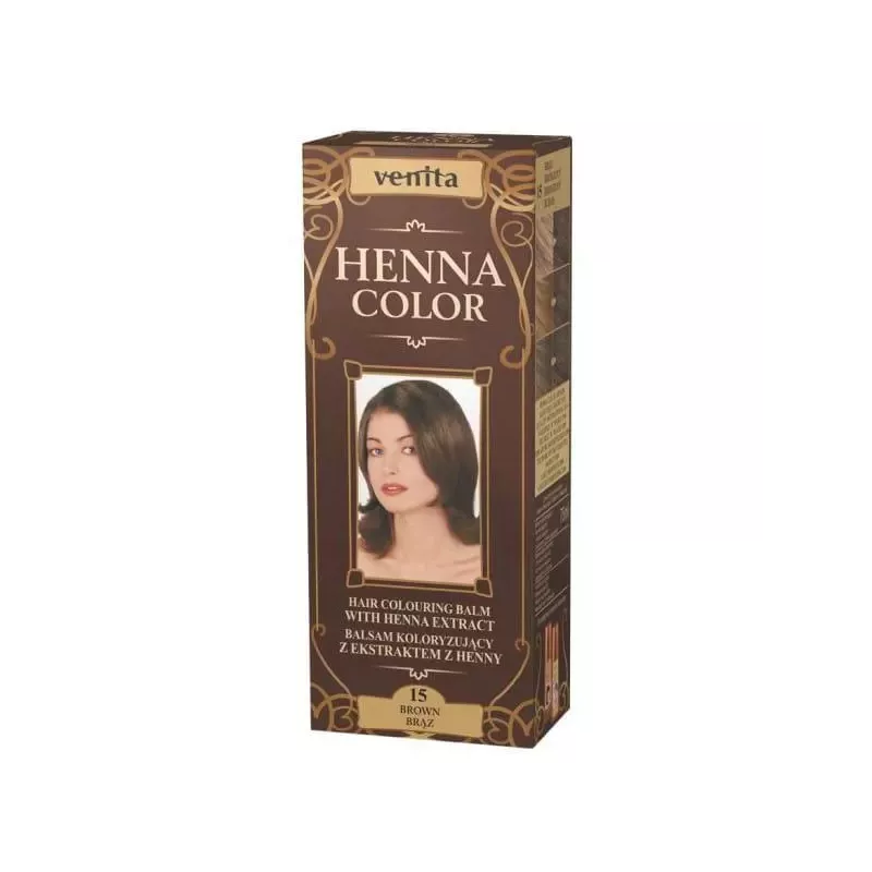 Venita Henna Color Balsam Nr 15 Brown 75 ml Venita Henna Color Balsam Nr 15 Brown 75 ml