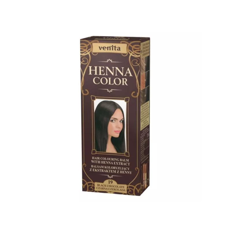 Venita Henna Color Balsam Nr 19 Black Chocolate Venita Henna Color Balsam Nr 19 Black Chocolate