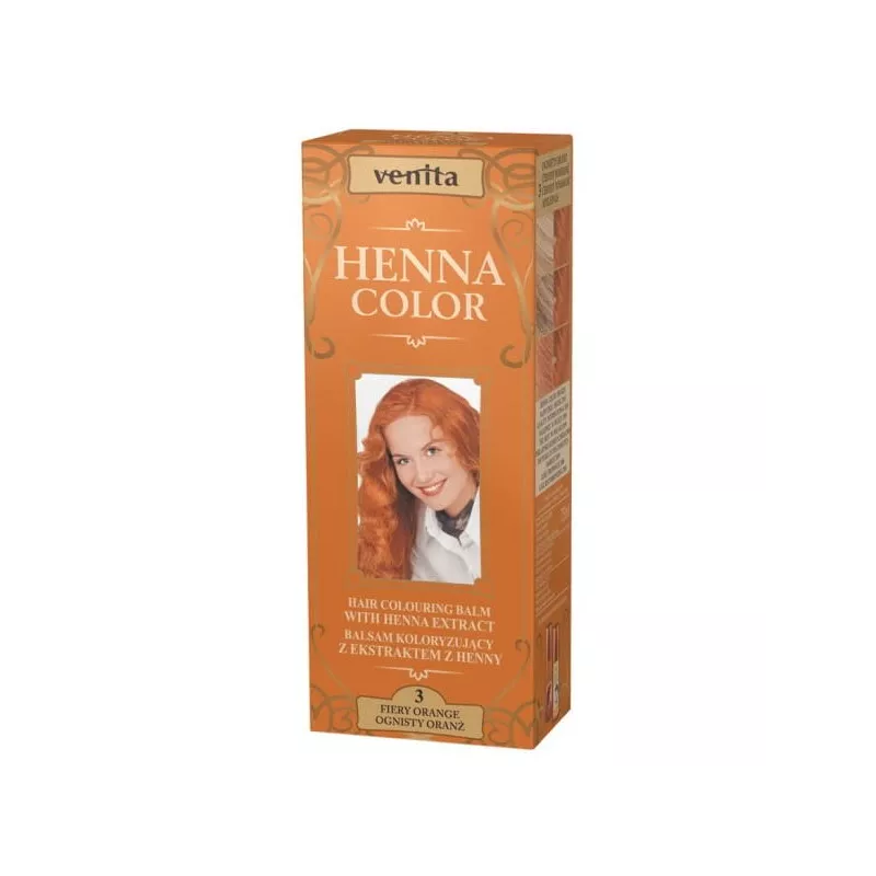 Venita Henna Color Balsam Nr 3 Fiery Orange