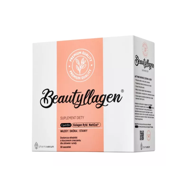 Pharmaverum Beautyllagen Kolagen włosy skóra Pharmaverum Beautyllagen Kolagen włosy skóra