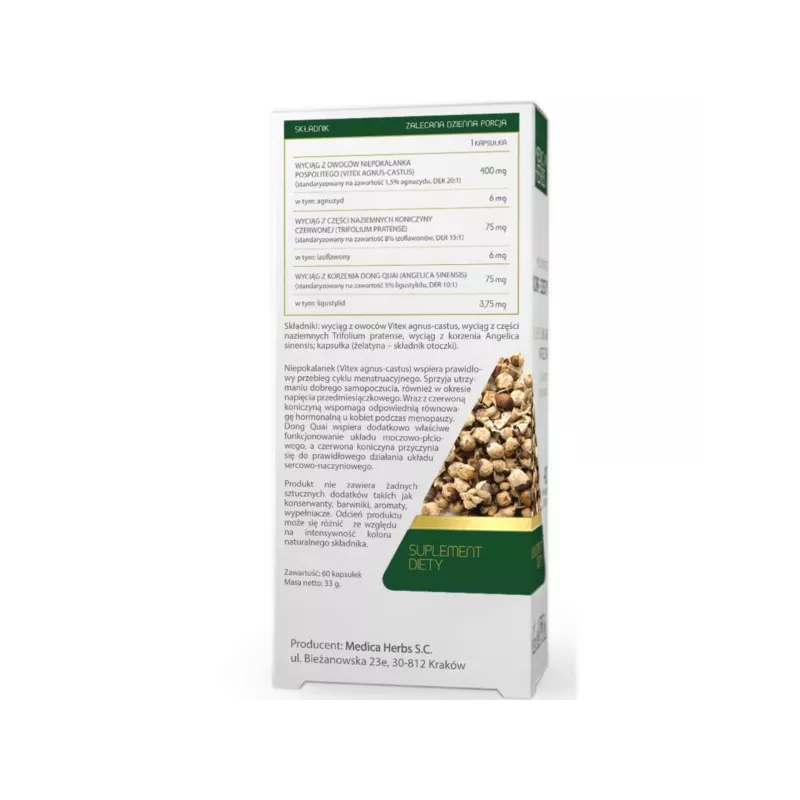 Medica Herbs Niepokalanek Czerwona koniczyna Medica Herbs Niepokalanek Czerwona koniczyna